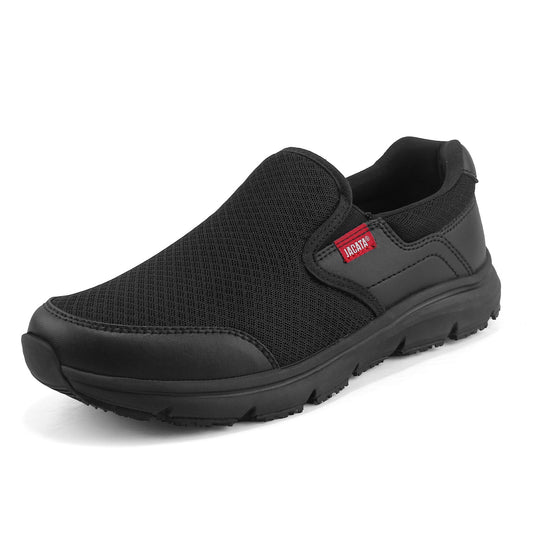 Men's Non Slip Black Work Shoes 23019
