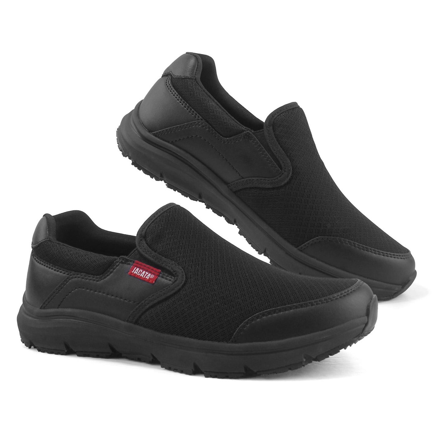 Men's Non Slip Black Work Shoes 23019