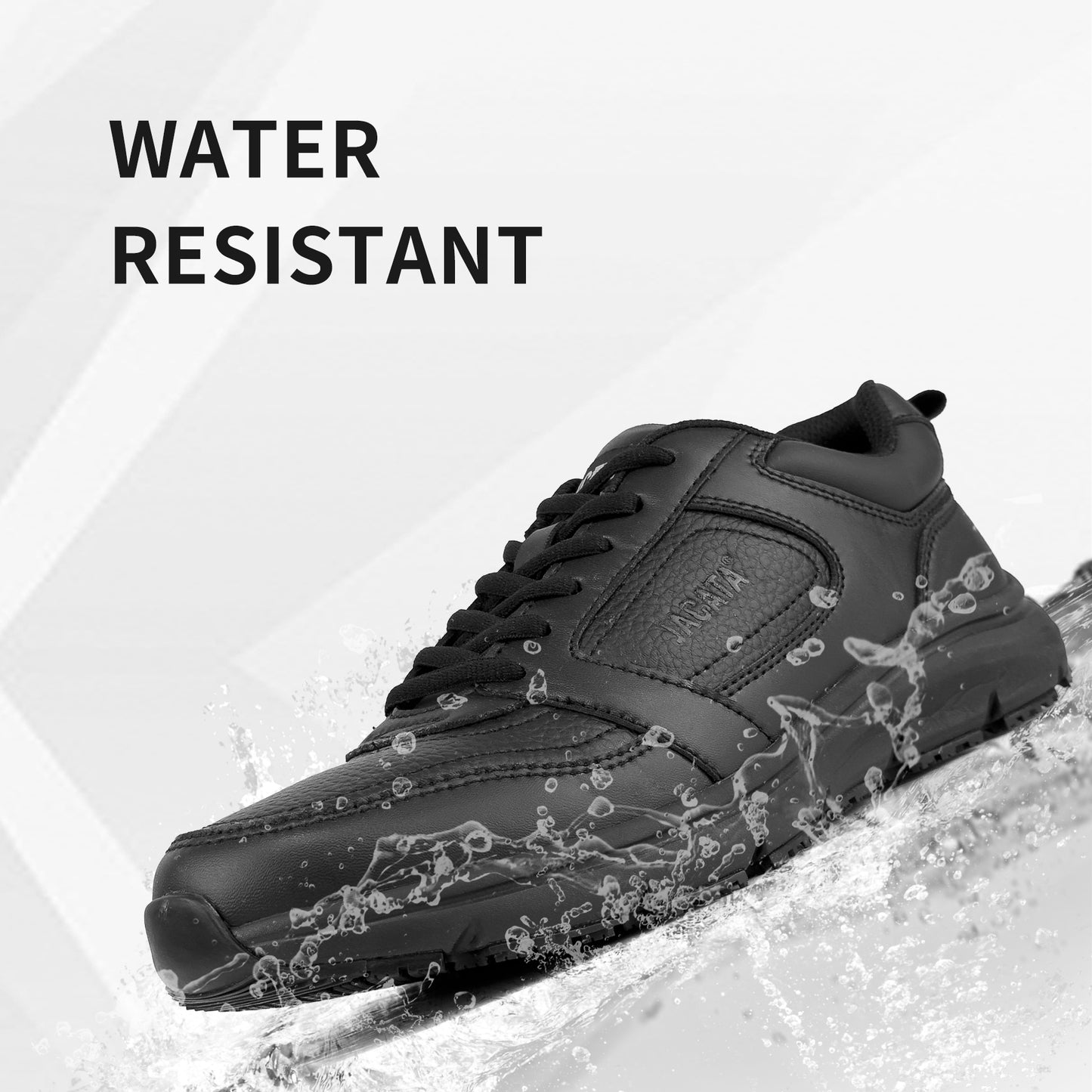 Men's Non Slip Black Work Shoes 23023