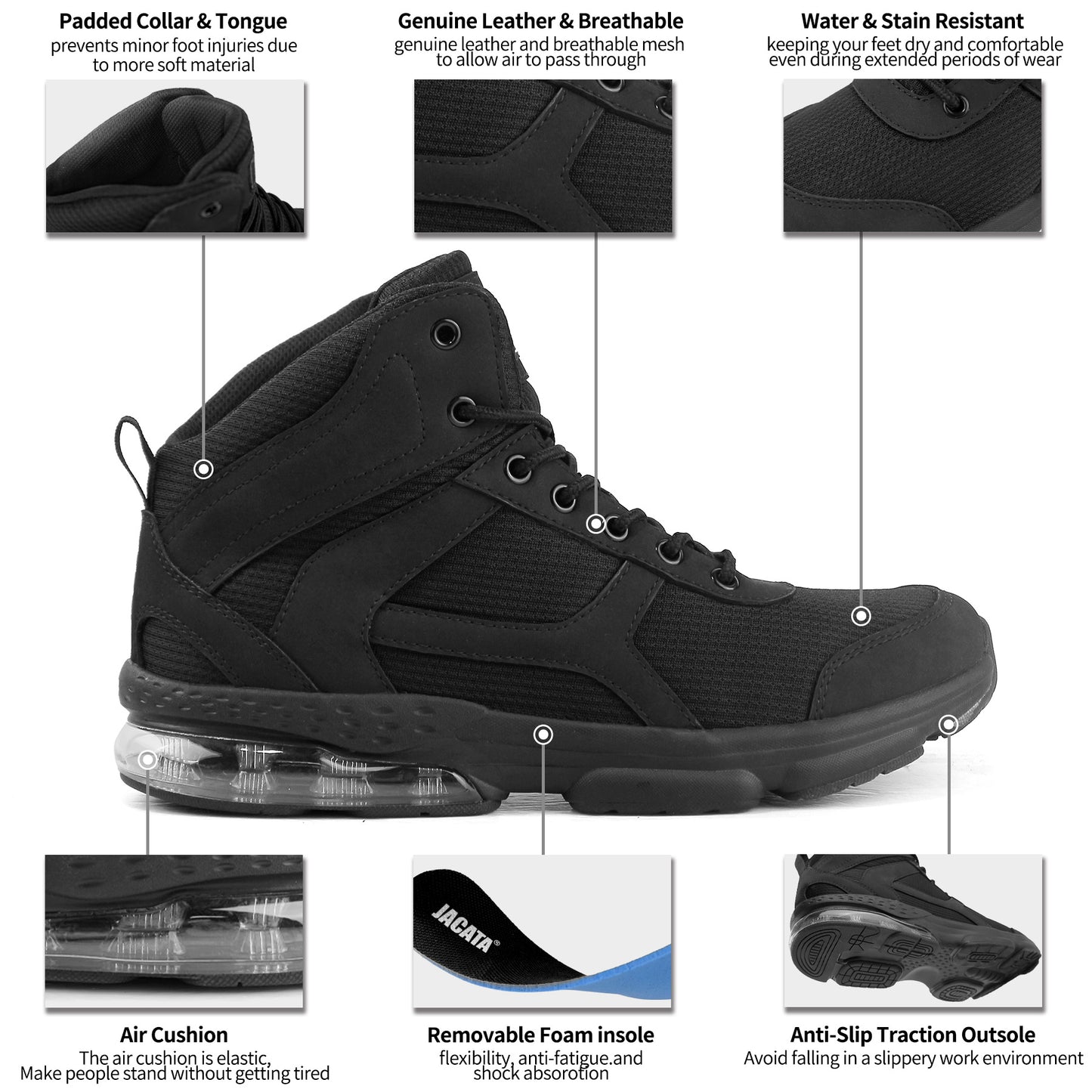 Non Slip Work Shoes for Men Air CushionShoes