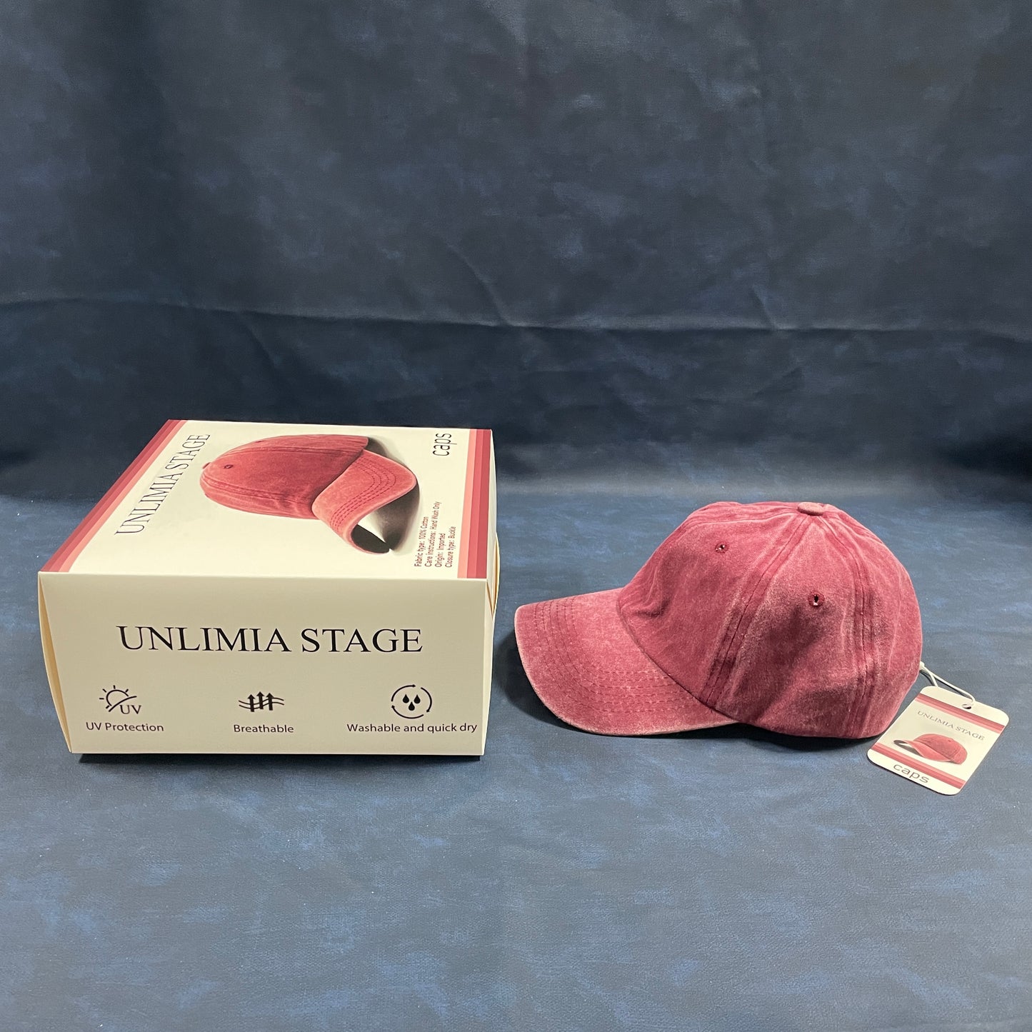 UNLIMIA STAGE Caps Red