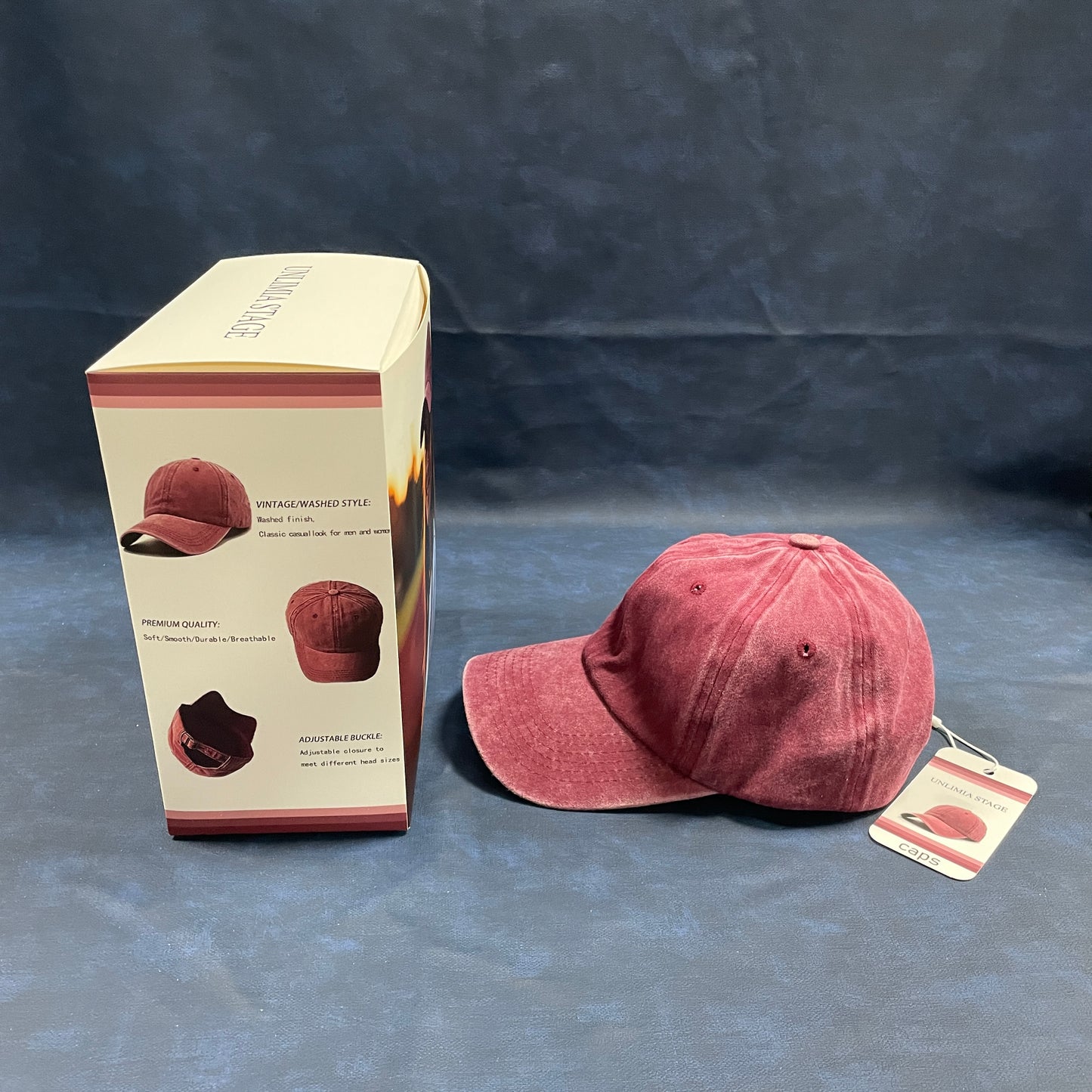 UNLIMIA STAGE Caps Red