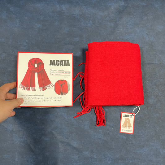 JACATA Scarfs Red