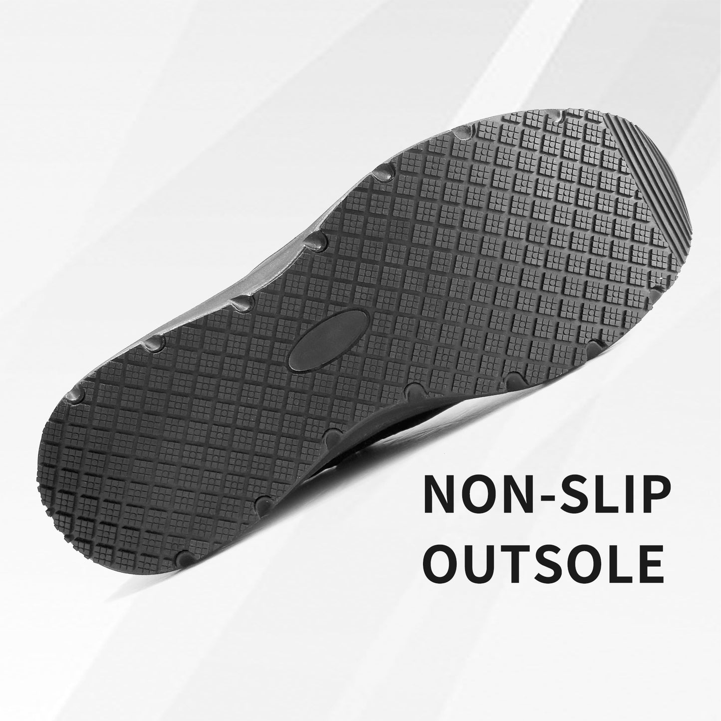 Men's Non Slip Black Work Shoes 23023