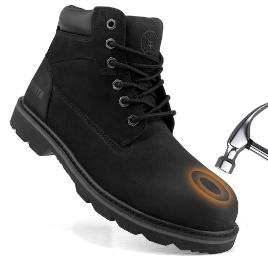 Men's Water Resistant Leather Work Boot