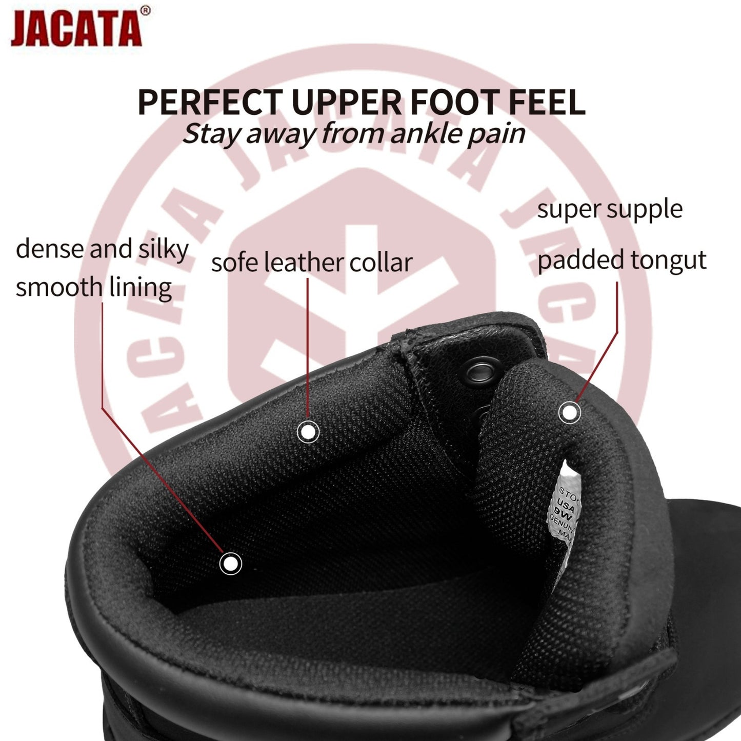 Men's Water Resistant Leather Work Boot