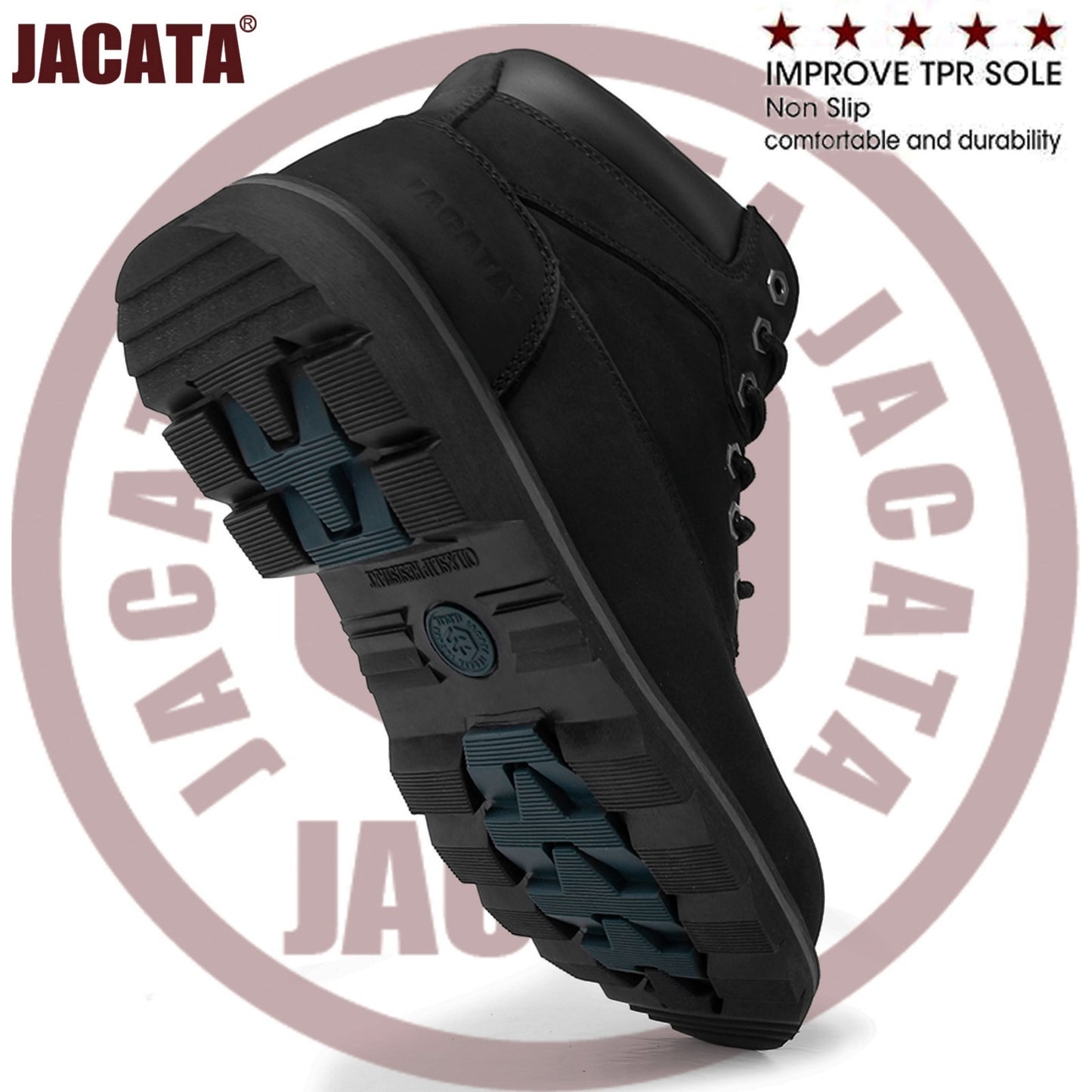 Men's Water Resistant Leather Work Boot